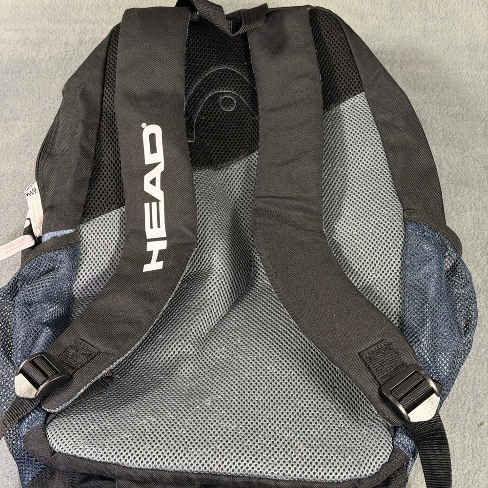 Head Core Performance Backpack Black Blue Tennis Athletic Gym Bag - Picture 8 of 8